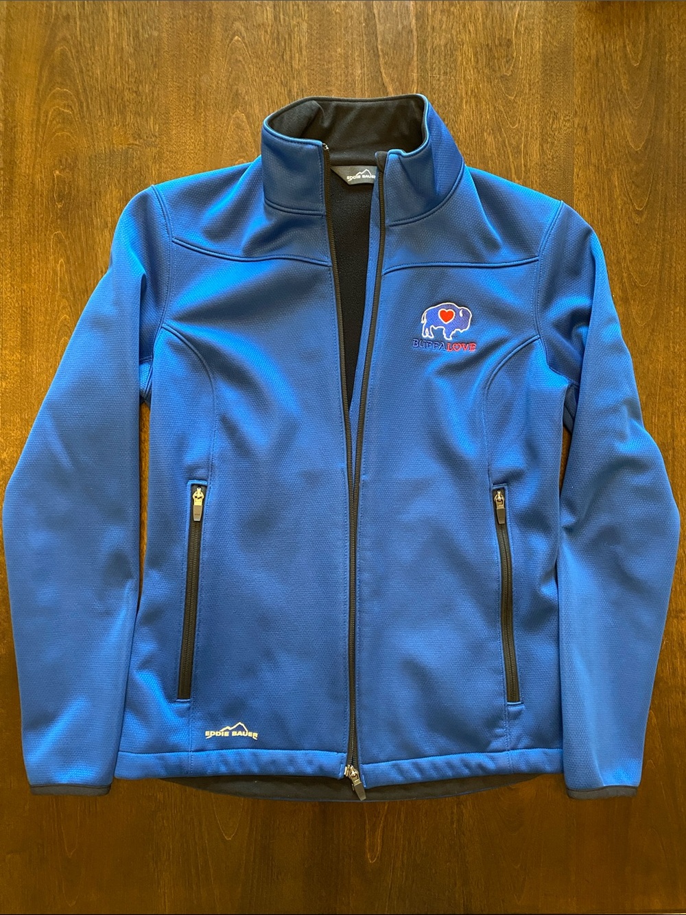 Women’s Eddie Bauer Buffalove Sporty Royal Blue Full-Zip Jacket